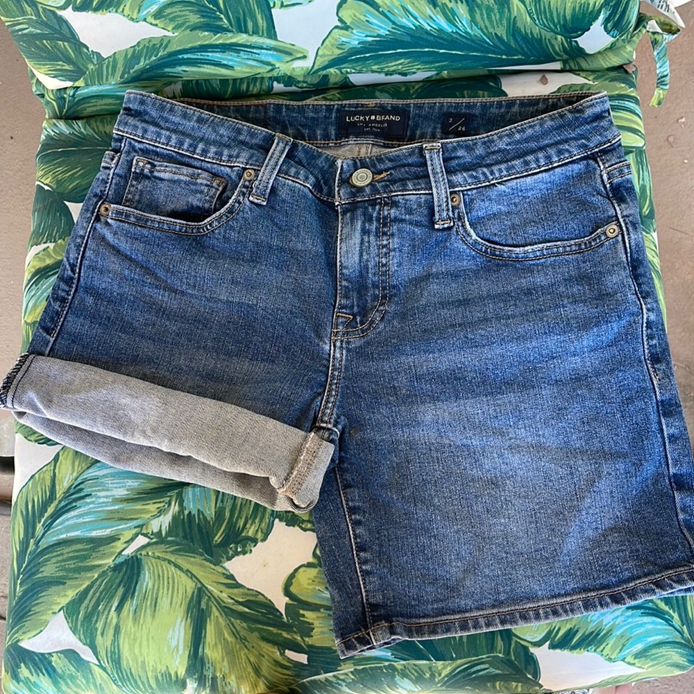 Lucky Brand The Roll Up Jeans Shorts 2